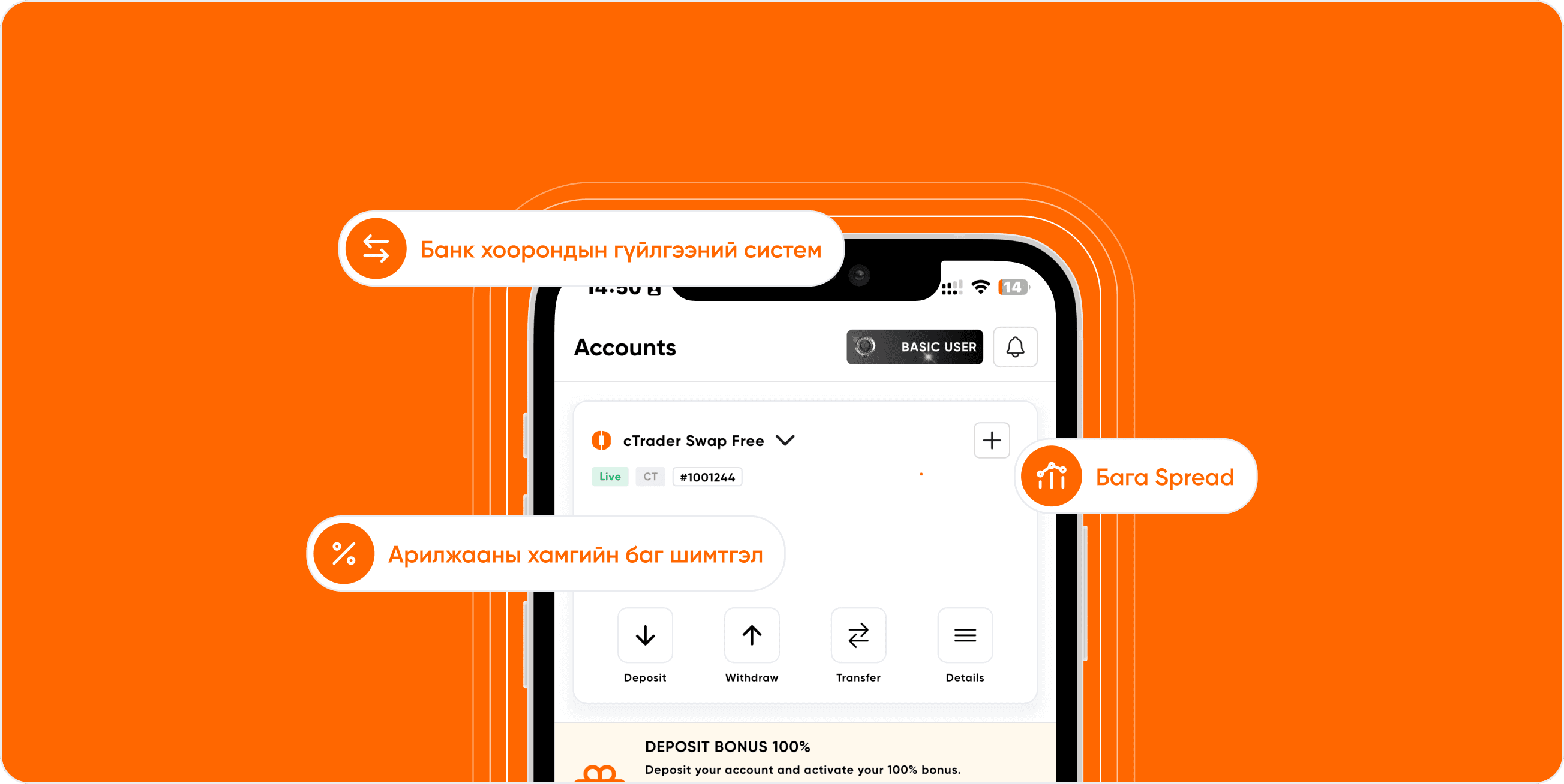 Low and stable spreads